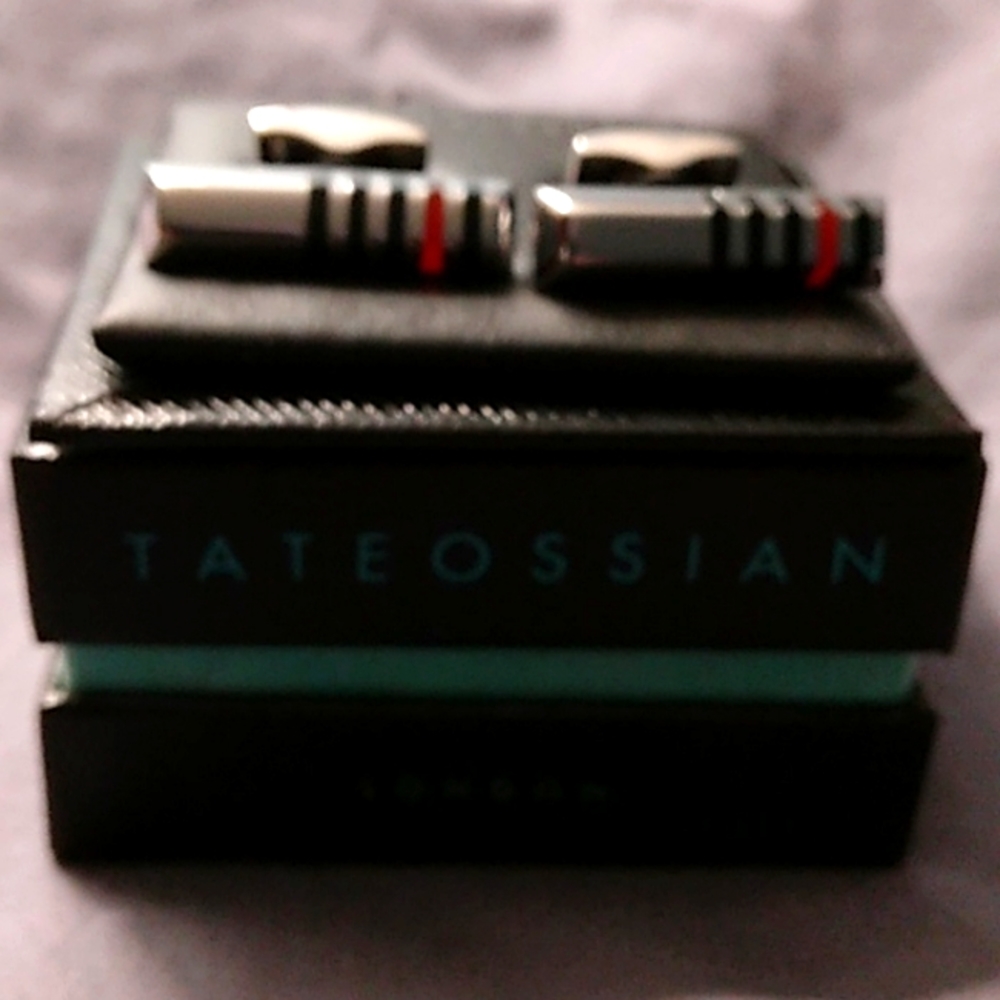Tateossian Sterling Silver Cufflinks. Brand New